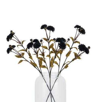 Chrysanthemum - Black  22733 Hill Interiors Faux Flowers Cote Furniture