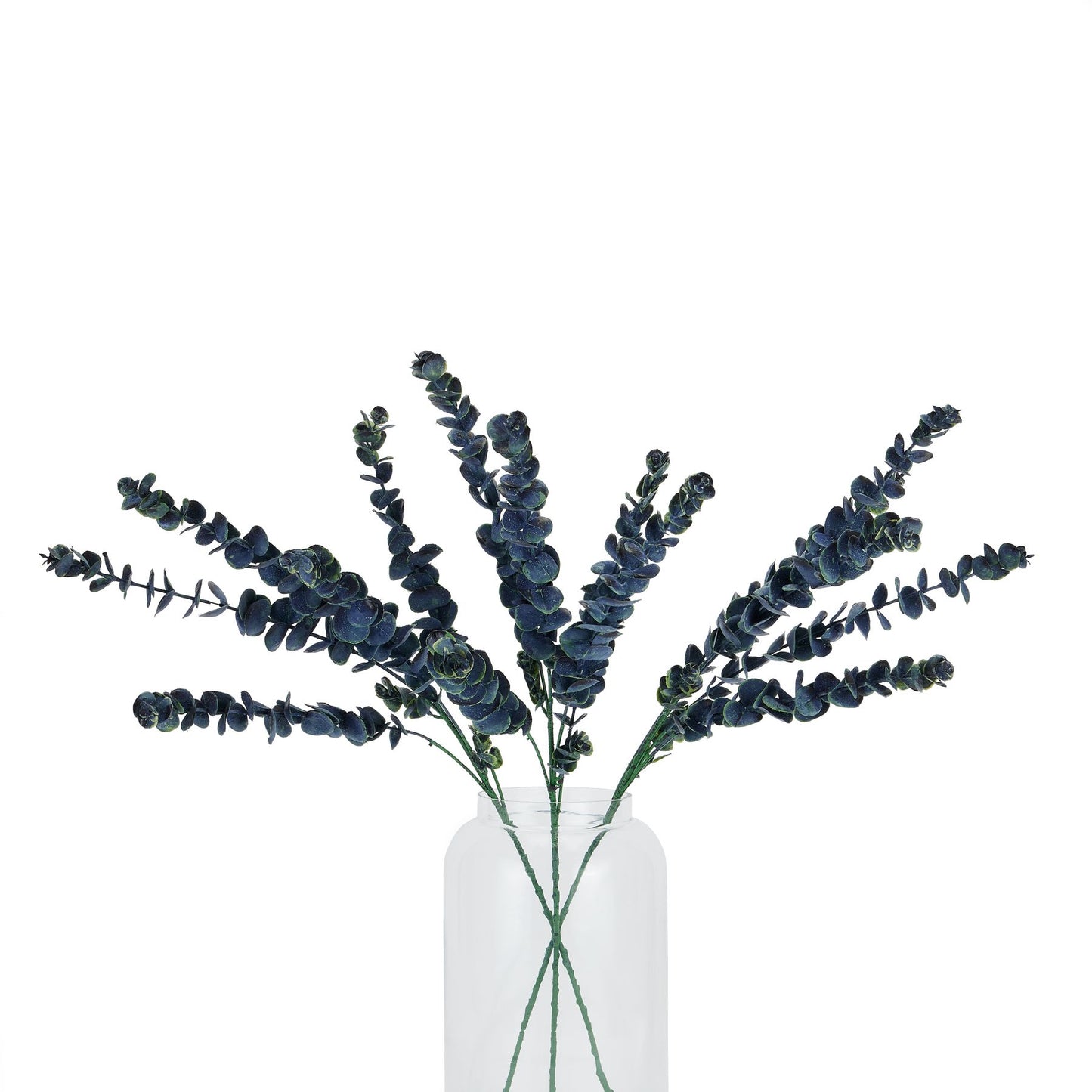 Large Eucalyptus Stem - Blue 22736 Hill Interiors Faux Flowers Cote Furniture