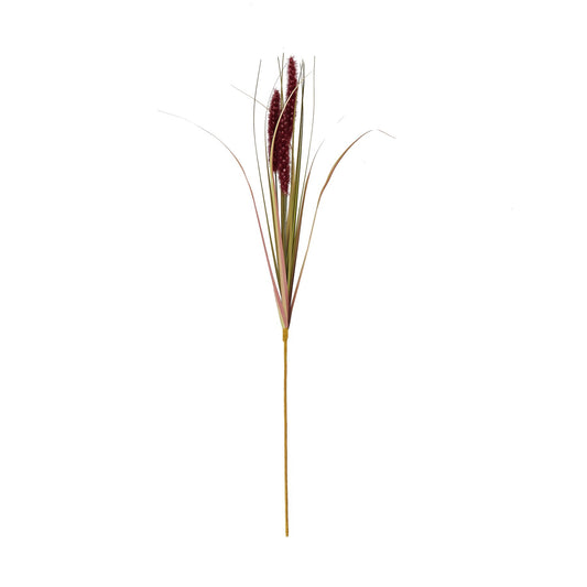 Triple Grass Stem - Ruby  22738 Hill Interiors Faux Flowers Cote Furniture