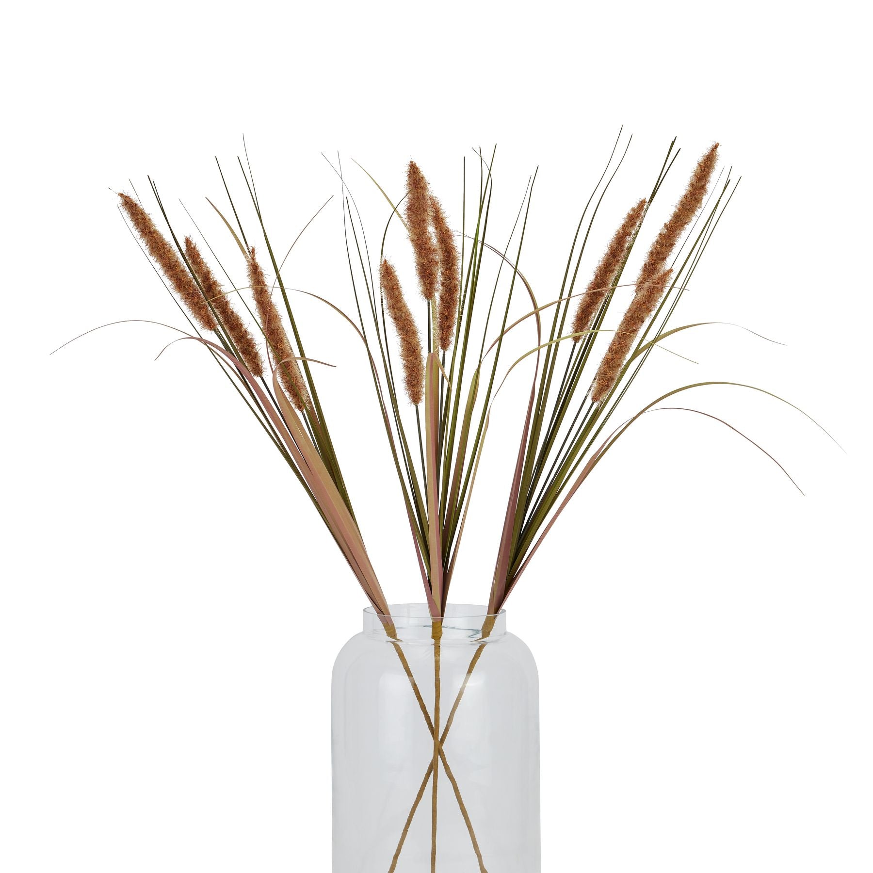 Triple Grass Stem - Terracotta  22739 Hill Interiors Faux Flowers Cote Furniture