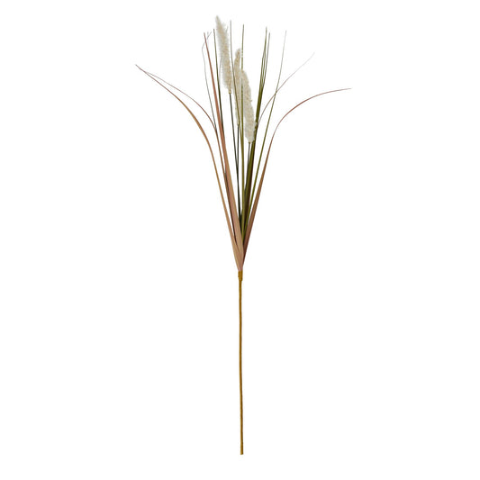 Triple Grass Stem - Cream  22740 Hill Interiors Faux Flowers Cote Furniture