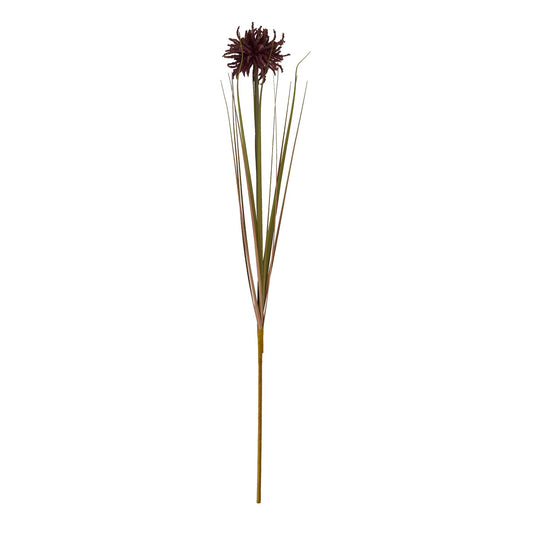 Aster Spider Chrysanthemum Stem - Burgundy  22743 Hill Interiors Faux Flowers Cote Furniture