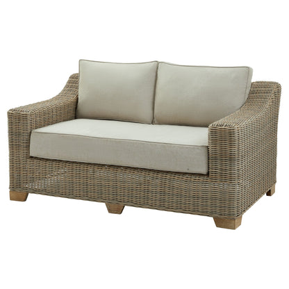 Capri Outdoor Two Seater Sofa 22953 Hill Interiors Outdoor Sofas Cote Furniture