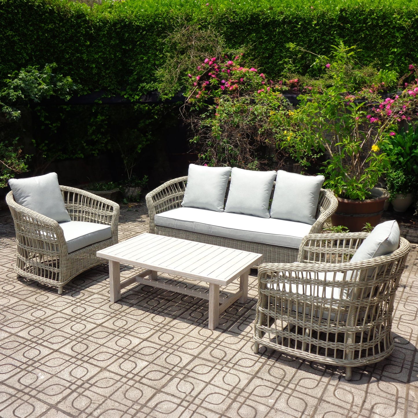 Palma Outdoor Set 22957 Hill Interiors Outdoor Furniture Sets Cote Furniture