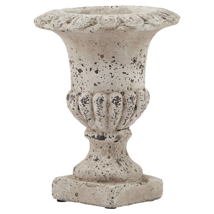 Large Fluted Ceramic Urn - Stone 22985 Hill Interiors Ornaments Cote Furniture