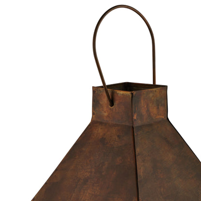 Lantern (Small) - Burnished Brass  23007 Hill Interiors Lanterns Cote Furniture