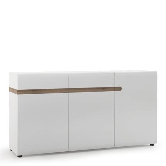 Cote | Furniture Chelsea Sideboard 2 Drawer + 3 Door - White & Oak Trim Chelsea, Sideboards 4024044