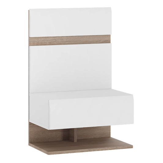 Cote | Furniture Chelsea Bedside Extension for Chelsea Bed - White & Oak Trim Chelsea, Bedside Tables 4029544P