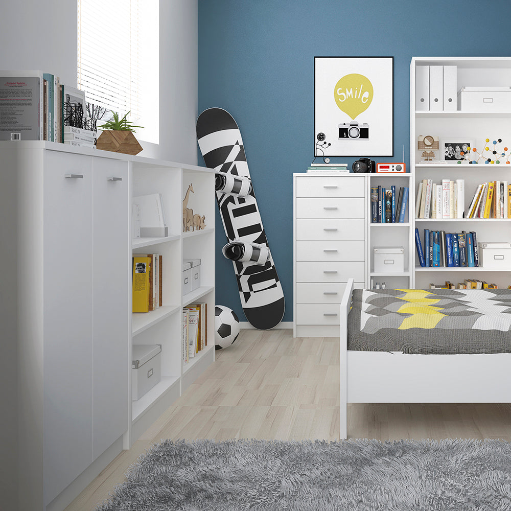 Cote | Furniture 4 You Low Bookcase - White  4 You, Bookcases 4050221