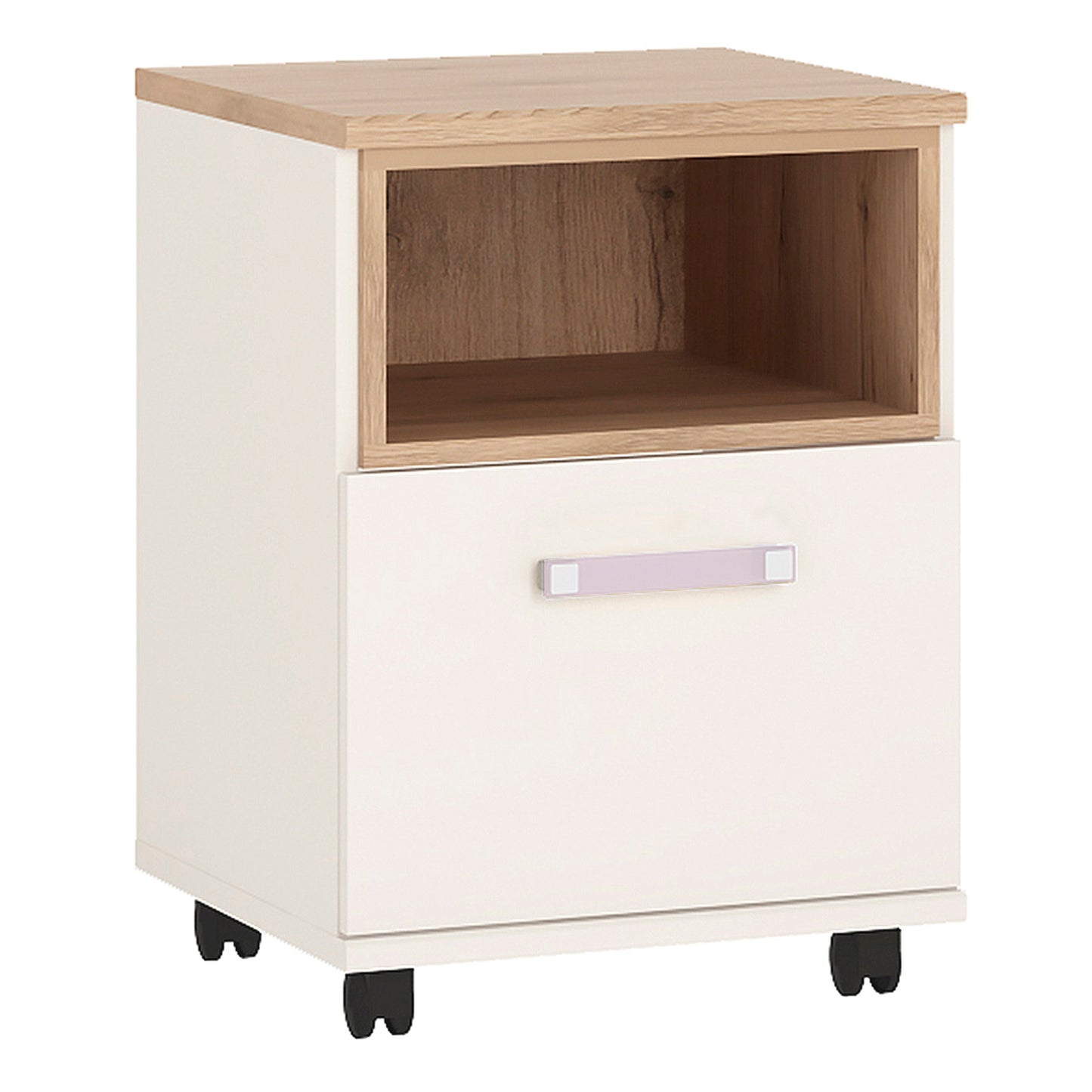 Cote | Furniture 4Kids Desk - White (Lilac Handles) 4Kids, Children's Furniture 4058540