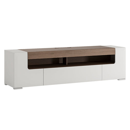 Cote | Furniture Toronto TV Unit (190cm) Wide - White & Oak Toronto, TV Stands 4202244