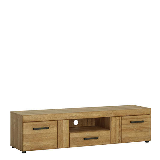 Cote | Furniture Cortina TV Unit 2 Door +1 Drawer (Wide) - Oak Cortina, TV Stands 4325156