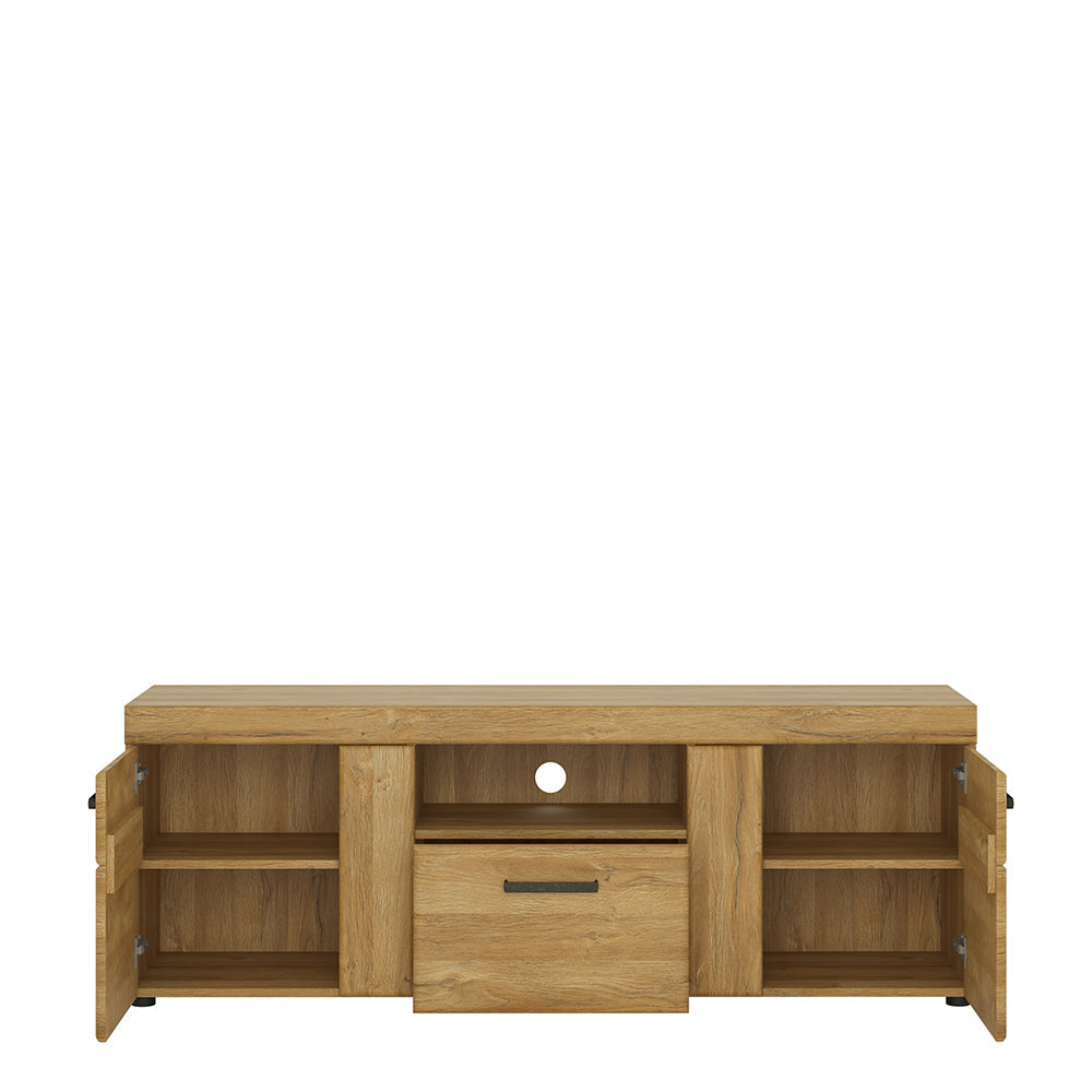 Cote | Furniture Cortina TV Unit 2 Door + 1 Drawer - Oak Cortina, TV Stands 4325256