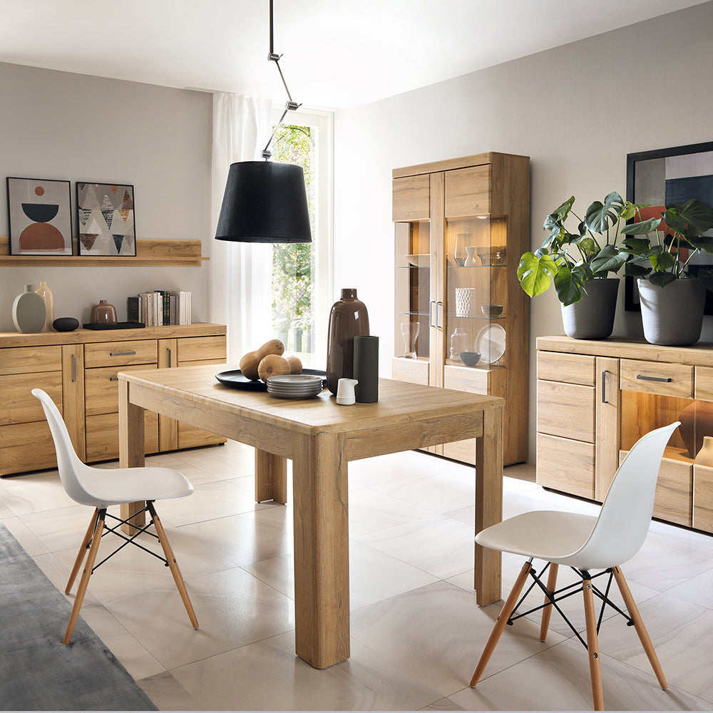 Cote | Furniture Cortina 4-6 Seater Extendable Dining Table - Oak Cortina, Dining Tables 4327556