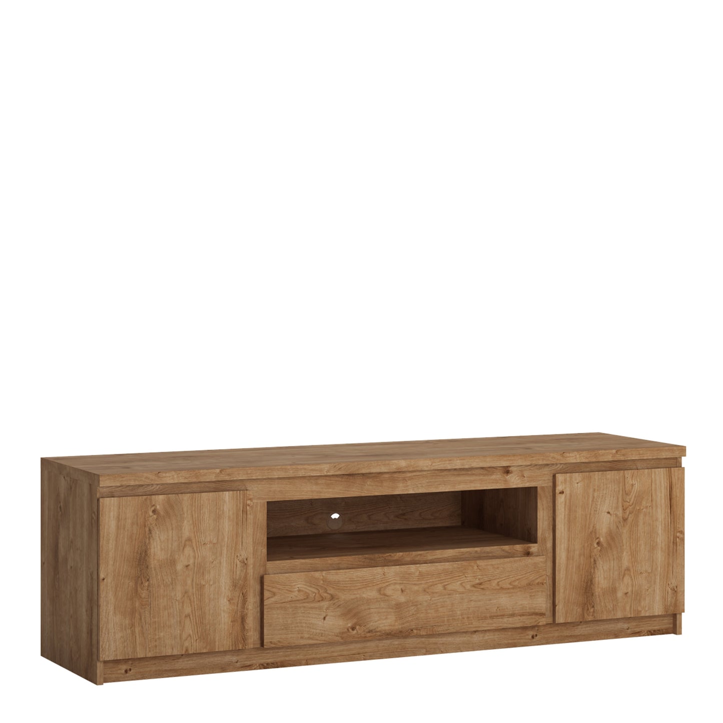 Cote | Furniture Fribo TV Unit, 2 Door + 1 Drawer (166cm) Wide - Oak Fribo Oak, TV Stands 4410973