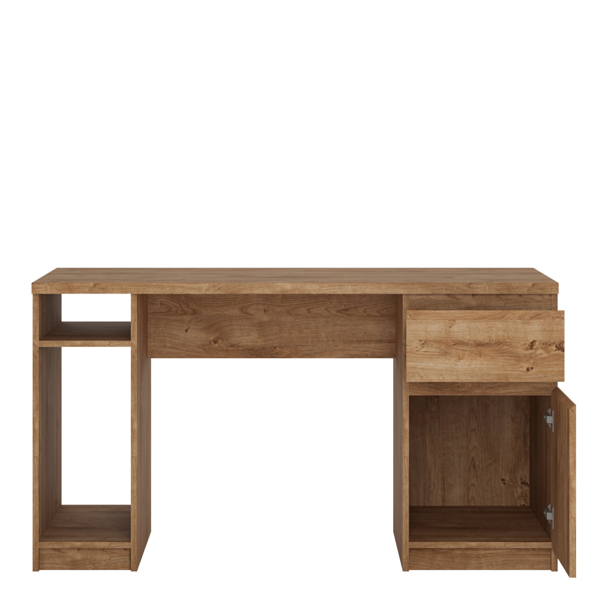 Cote | Furniture Fribo Desk Twin Pedestal, 1 Door 1 Drawer - Oak Fribo Oak, Dressing Tables & Desks 4411673