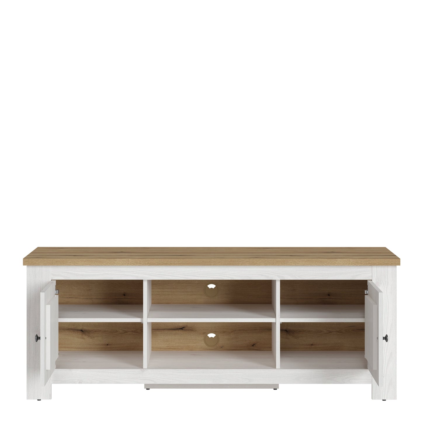 Cote | Furniture Celesto TV Unit 2 Door - White & Oak 154cm Celesto, TV Stands 4486954