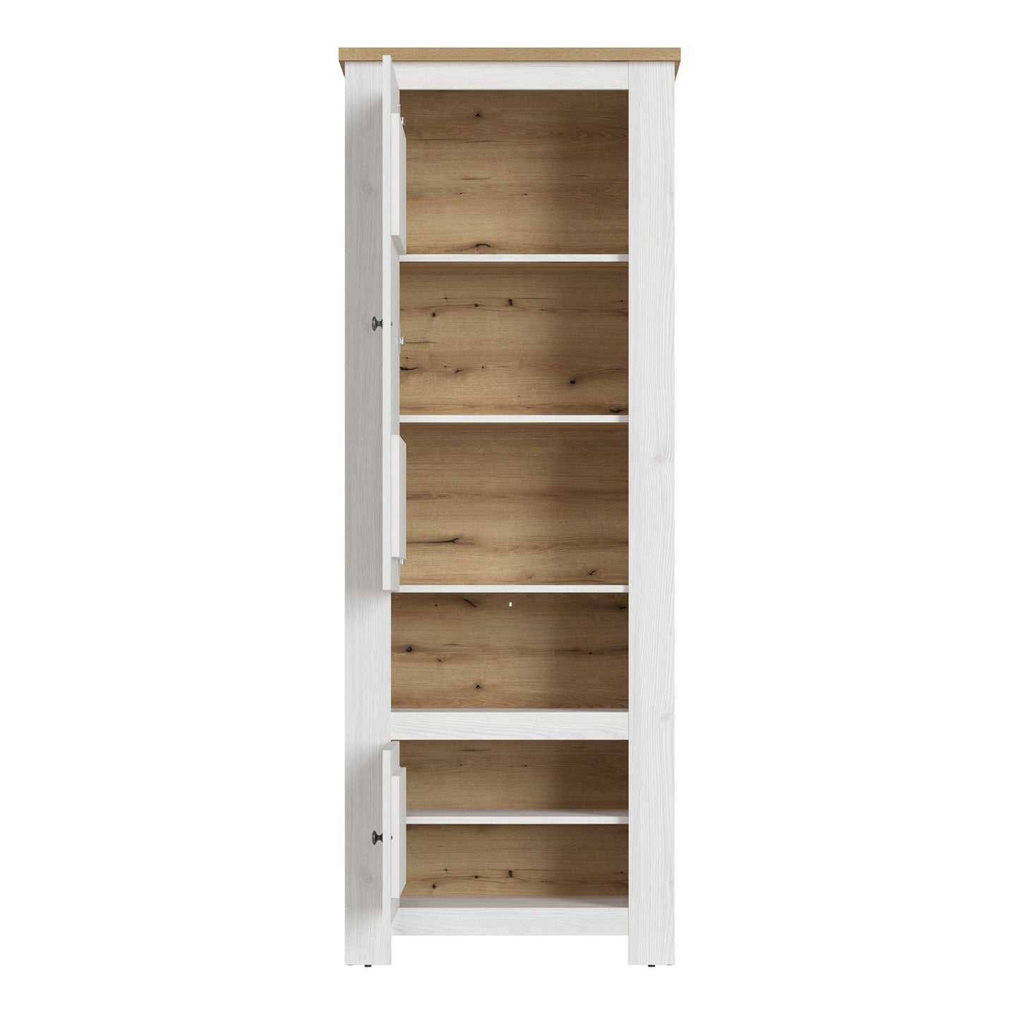 Cote | Furniture Celesto Cabinet 2 Door - White & Oak Celesto, Display Cabinets 4487254