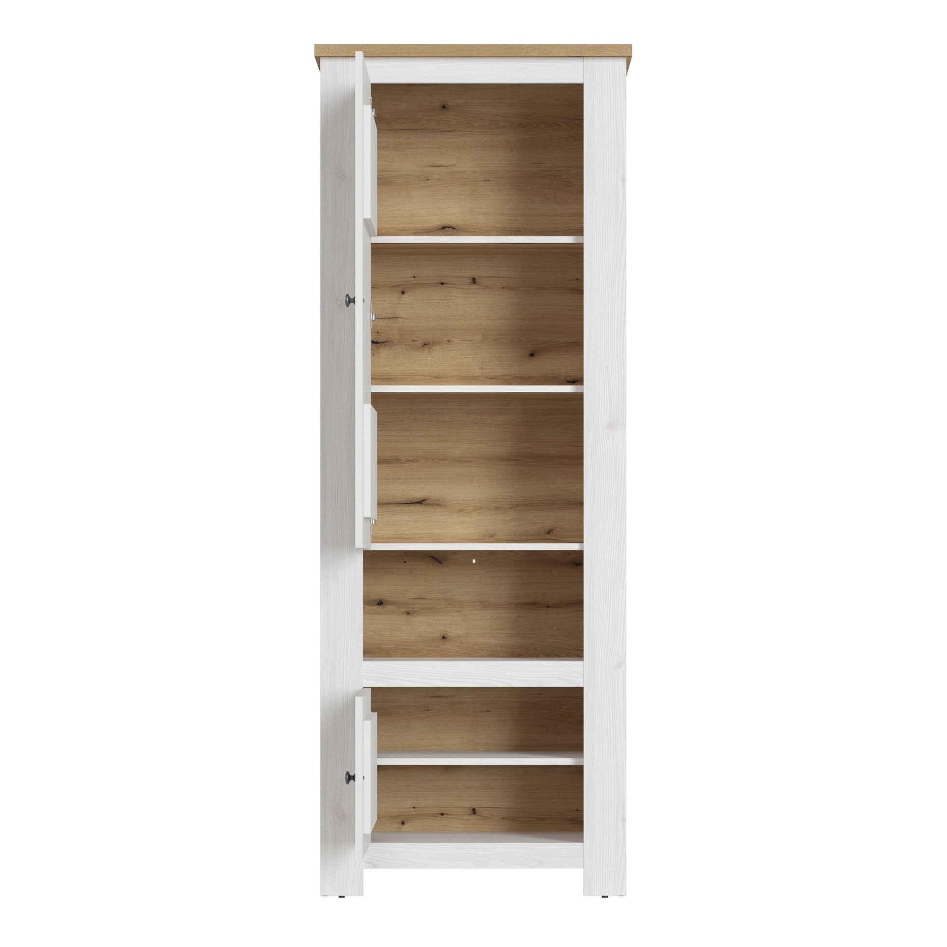 Cote | Furniture Celesto Cabinet 2 Door - White & Oak Celesto, Display Cabinets 4487254