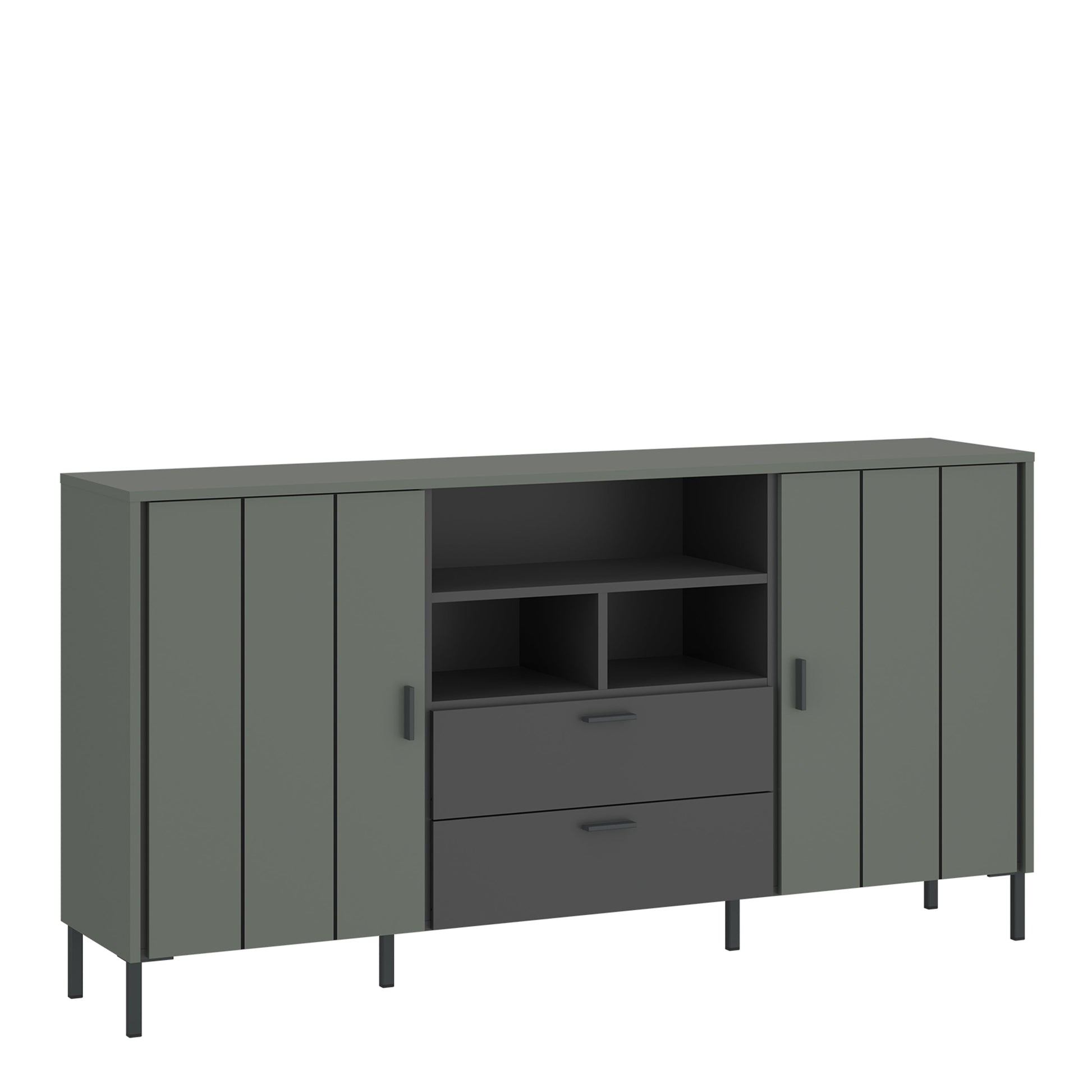 Cote | Furniture Arundel Sideboard, 2 Door + 2 Drawer - Green & Grey Arundel, Sideboards 4W616735