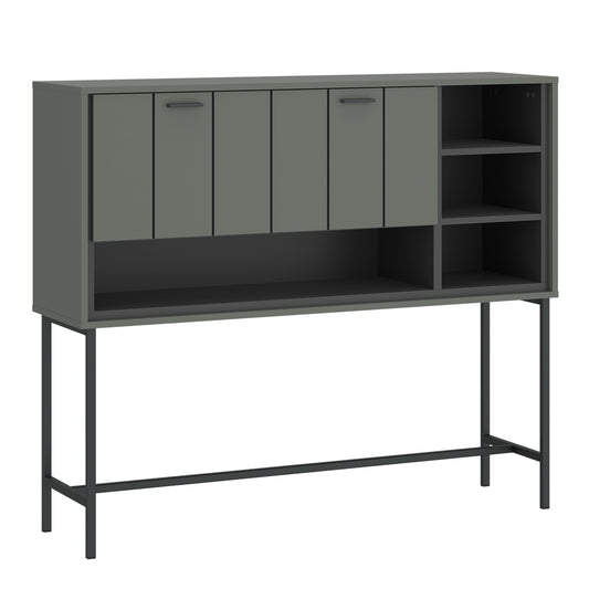 Cote | Furniture Arundel Bar Cabinet  with Pull Down Flap - Green & Grey Arundel, Bar Tables 4W616738