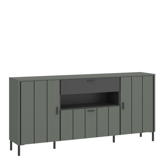 Cote | Furniture Arundel Sideboard, 2 Door  + 1 Drawers + 1 Pull Down Flap - Green & Grey Arundel, Sideboards 4W616739