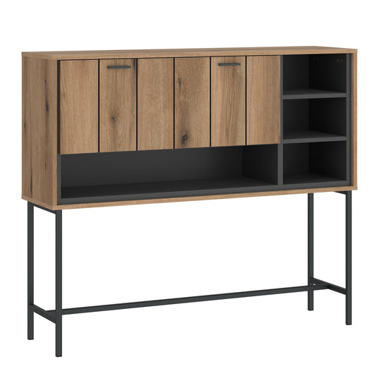 Cote | Furniture Arundel Bar Cabinet  with Pull Down Flap - Oak & Grey Arundel, Bar Tables 4W617196