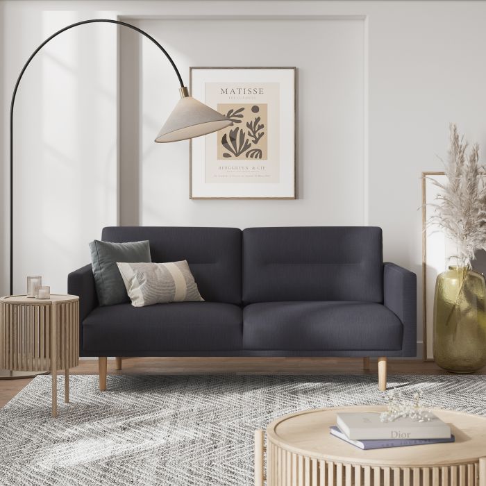 Cote | Furniture Larvik 2.5 Seater Sofa - Oak Legas, Anthracite Larvik, Sofas 6032038047