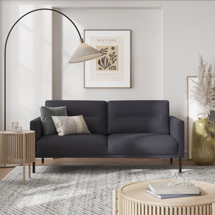 Cote | Furniture Larvik 2.5 Seater Sofa - Black Legs, Anthracite Larvik, Sofas 60320380