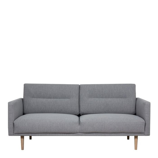 Cote Furniture |  Larvik 2.5 Seater Sofa - Oak Legs, Grey Larvik, Sofas 6032038147