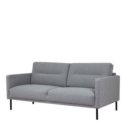 Cote | Furniture Larvik 2.5 Seater Sofa - Black Legs, Grey Larvik, Sofas 60320381