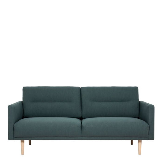 Cote Furniture |  Larvik 2.5 Seater Sofa - Oak Legs, Dark Green Larvik, Sofas 6032038347