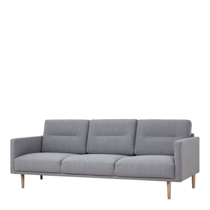 Cote | Furniture Larvik 3 Seater Sofa - Oak Legs, Grey Larvik, Sofas 6033038147