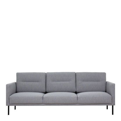 Cote | Furniture Larvik 3 Seater Sofa - Black Legs, Grey Larvik, Sofas 60330381