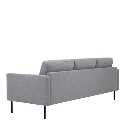 Cote | Furniture Larvik 3 Seater Sofa - Black Legs, Grey Larvik, Sofas 60330381