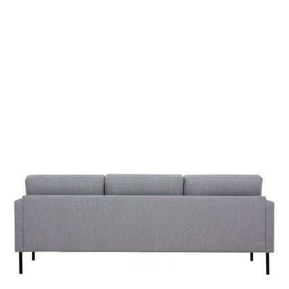 Cote | Furniture Larvik 3 Seater Sofa - Black Legs, Grey Larvik, Sofas 60330381