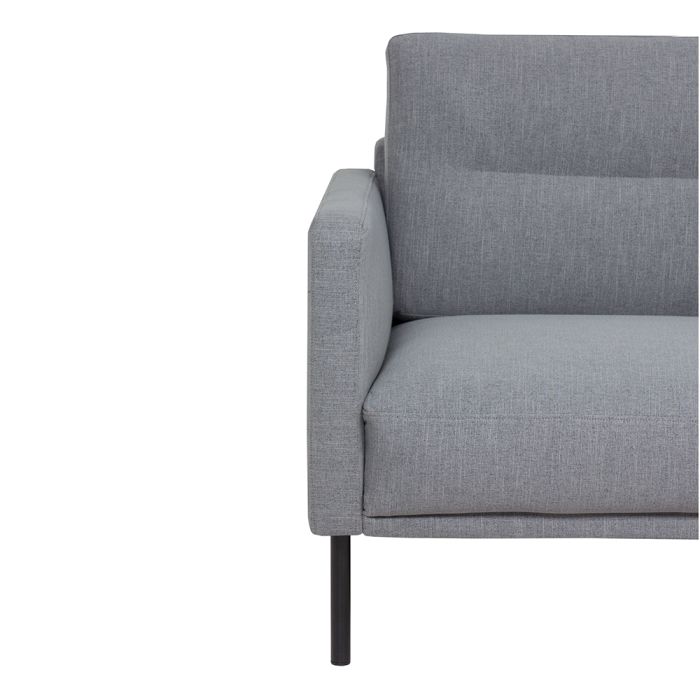 Cote | Furniture Larvik 3 Seater Sofa - Black Legs, Grey Larvik, Sofas 60330381