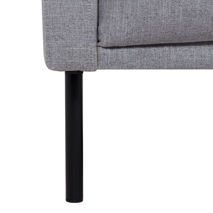 Cote | Furniture Larvik 3 Seater Sofa - Black Legs, Grey Larvik, Sofas 60330381