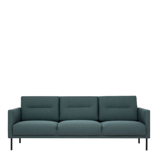 Cote Furniture |  Larvik 3 Seater Sofa - Black Legs, Dark Green Larvik, Sofas 60330383