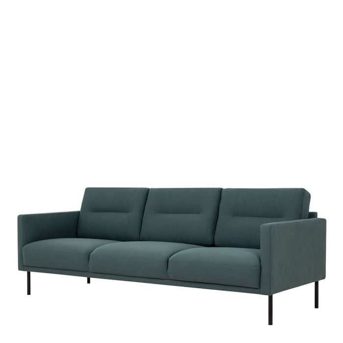 Cote | Furniture Larvik 3 Seater Sofa - Black Legs, Dark Green Larvik, Sofas 60330383