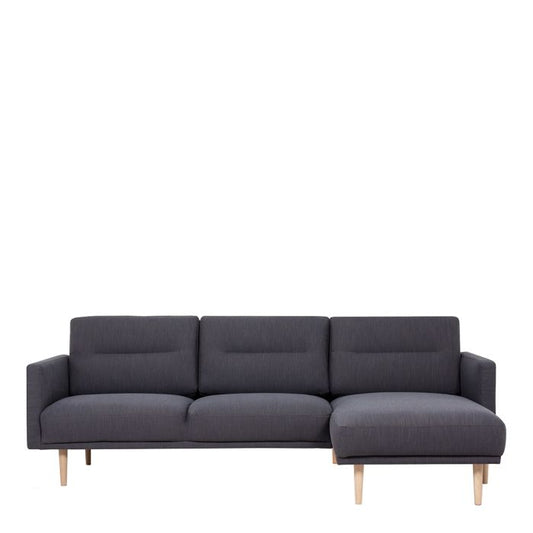 Cote Furniture |  Larvik Chaise Longue Sofa (RH) - Oak Legs, Anthracite Larvik, Sofas 6034038047