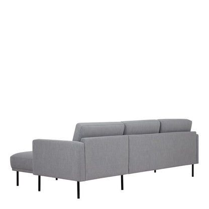 Cote | Furniture Larvik Chaise Longue Sofa (RH) - Black Legs, Grey Larvik, Sofas 60340381