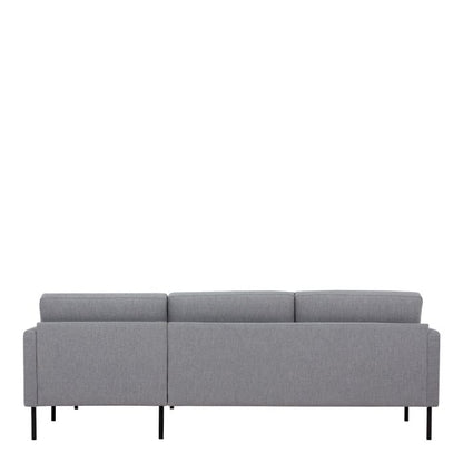 Cote | Furniture Larvik Chaise Longue Sofa (RH) - Black Legs, Grey Larvik, Sofas 60340381