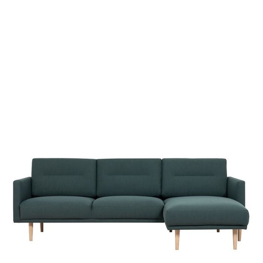 Cote | Furniture Larvik Chaise Longue Sofa (RH) - Oak Legs, Dark Green Larvik, Sofas 6034038347