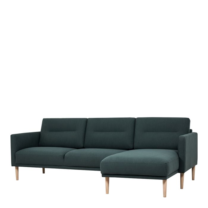 Cote | Furniture Larvik Chaise Longue Sofa (RH) - Oak Legs, Dark Green Larvik, Sofas 6034038347