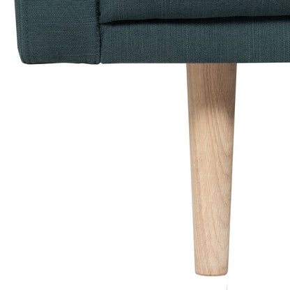 Cote | Furniture Larvik Chaise Longue Sofa (RH) - Oak Legs, Dark Green Larvik, Sofas 6034038347