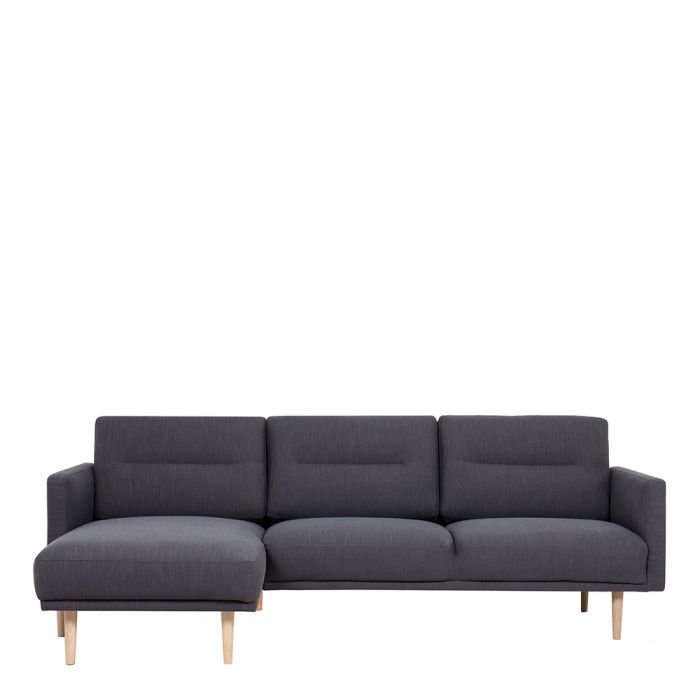 Cote | Furniture Larvik Chaise Longue Sofa  (LH) - Oak Legs, Anthracite Larvik, Sofas 6034238047