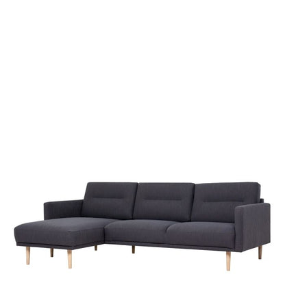 Cote | Furniture Larvik Chaise Longue Sofa  (LH) - Oak Legs, Anthracite Larvik, Sofas 6034238047