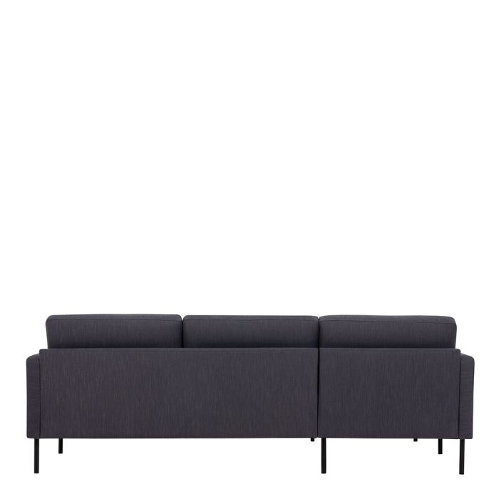 Cote | Furniture Larvik Chaise Longue Sofa (LH) - Black Legs, Anthracite Larvik, Sofas 60342380