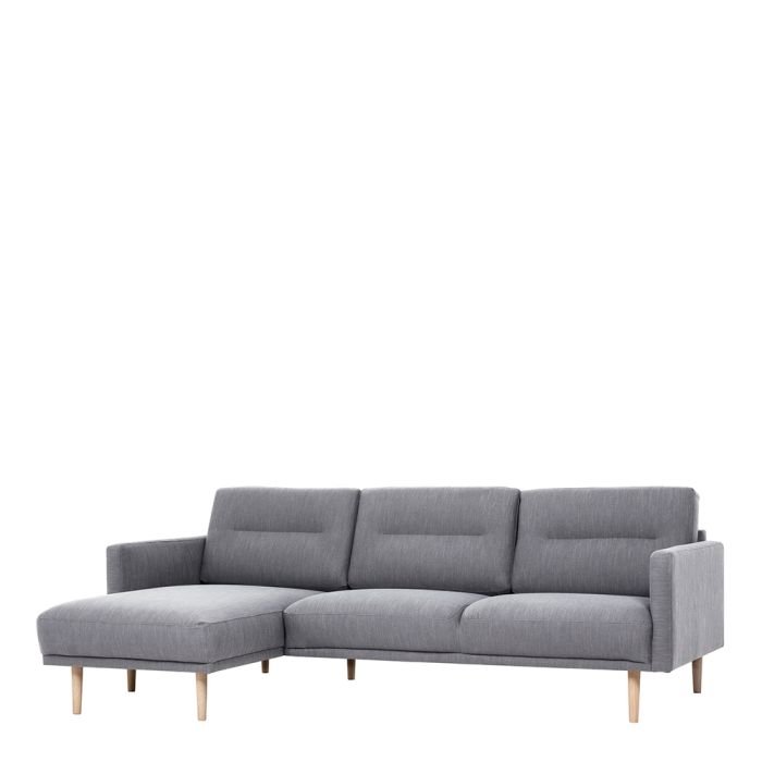 Cote | Furniture Larvik Chaise Longue Sofa  (LH) - Oak Legs, Grey Larvik, Sofas 6034238147